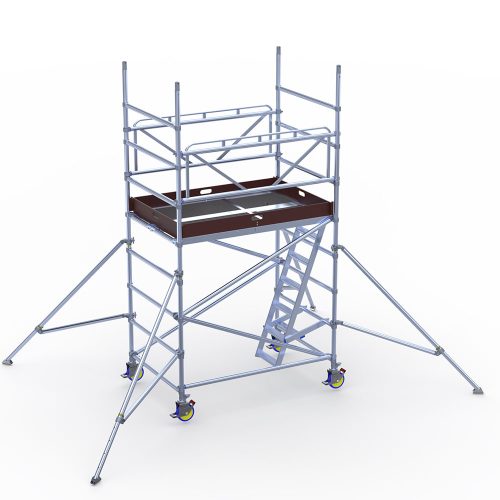 Rullestillas, bred - 4 m arbeidshøyde - INSTANT Span 400