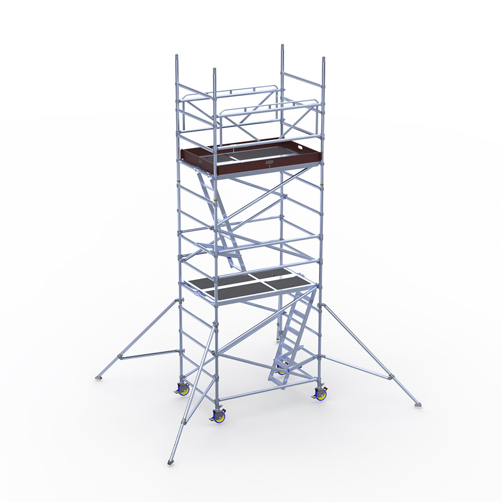 Rullestillas, bred - 6 m arbeidshøyde - INSTANT Span 400