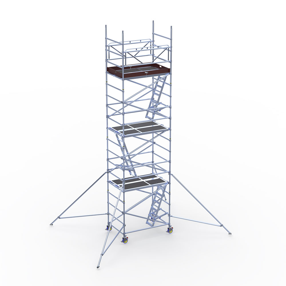 Rullestillas, bred - 8 m arbeidshøyde - INSTANT Span 400