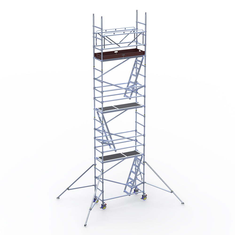 Rullestillas, smal - 8 m arbeidshøyde - INSTANT Span 400