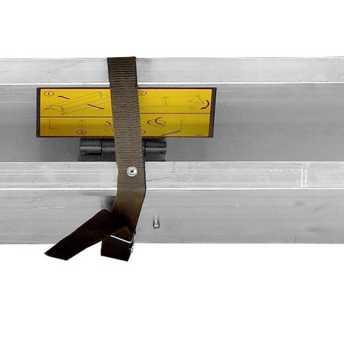 Fotlist i aluminium, bred - 2,0 m lengde