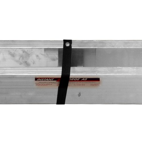 Fotlist i aluminium, bred - 2,5 m lengde